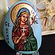 Painted stone, orthodox icon, saint Irene, hand painted icon, st Irini. Icons. Stone. Online shopping on My Livemaster.  Фото №2