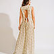 Floor-length dress with a cutout on the back. Dresses. BORMALISA. My Livemaster. Фото №4