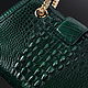 Сумка женская из кожи крокодила IMA0786G1. Классическая сумка. CrocShop товары из экзотической кожи. Ярмарка Мастеров.  Фото №4