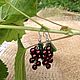 Earrings 'Sweet blueberry'. Earrings. Ludmila-Stones (Ludmila-Stones). Online shopping on My Livemaster.  Фото №2