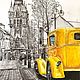 Painting "Yellow Ford in Scotland". Watercolor, Pictures, Smolensk,  Фото №1