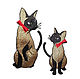 Термоаппликация/нашивка сиамская кошка. Аппликации. Hobbycounty. Интернет-магазин Ярмарка Мастеров.  Фото №2