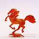 Interior figurine made of colored glass Horse Bird three, Figurines, Moscow,  Фото №1