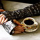 Order Mitts of leather 'Evening coffee.'. LoraLeather. Livemaster. . Mitts Фото №3