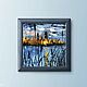 Картина Ночной город, картина маслом на холсте 20х20см, Картины, Санкт-Петербург,  Фото №1