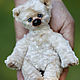 Белый мишка на каркасном скелете. Мишки Тедди. Teddy by Olga Prokudina. Ярмарка Мастеров.  Фото №5