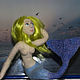 Souvenirs: Mermaid, dreamy slender, Golden-haired beauty, Christmas decorations, Moscow,  Фото №1
