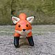 Фигурка лиса "Stupid Fox" , фигурка на торт, статуэтка. Статуэтки. Мастерская Сornflower (Mehovi4ok). Интернет-магазин Ярмарка Мастеров.  Фото №2