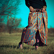 Одежда ручной работы. Ярмарка Мастеров - ручная работа Long Skirt «Holographic». Handmade.