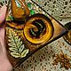 Подсвечник для чайной свечи. Подсвечники. Мастерская Светланы ~Зелёный мох~. Интернет-магазин Ярмарка Мастеров.  Фото №2