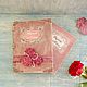 Cooking box and the book for recipes double Burgundy rose, Recipe books, Moscow,  Фото №1