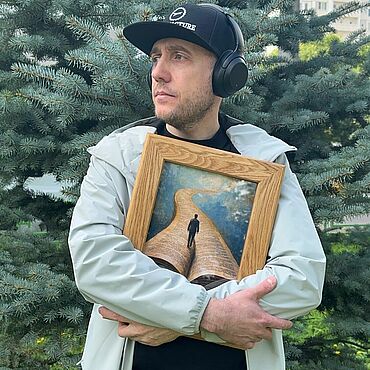 Сувениры и подарки ручной работы. Ярмарка Мастеров - ручная работа Фоторамка. А4. Дуб.. Handmade.