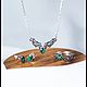 Колье подвеска  Диадема малое, серебро 925, топаз. Подвеска. Organic Jewelry. Серебро и золото. Ярмарка Мастеров.  Фото №5
