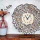 Wall clock 'Structure-two-color' 50 cm, Watch, Samara,  Фото №1