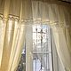 Linen curtains with lambrequin ' Sunny day'. Curtains1. Linen fantasy. My Livemaster. Фото №6