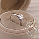 Золотое кольцо с бриллиантом 1 карат. Кольцо помолвочное. FROLOF JEWELRY. Ярмарка Мастеров.  Фото №6