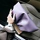 Сиреневая сумка лавандового цвета фиолетовая из экокожи с деревом. Классическая сумка. СУМКИ  РИДИКЮЛИ  СОЛОХИ  ОБОДКИ. Интернет-магазин Ярмарка Мастеров.  Фото №2
