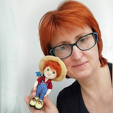 Куклы и игрушки ручной работы. Ярмарка Мастеров - ручная работа Портретная кукла на заказ, валяная кукла по фото. Handmade.