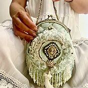 Сумки и аксессуары handmade. Livemaster - original item Handbag-handbag mint. Handmade.