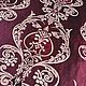 Коллекционная портьера из вискозы NeoClassic Бордовый. Ткани. Шторы&Ткани (jeronima-textil). Ярмарка Мастеров.  Фото №4