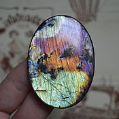 Материалы для творчества handmade. Livemaster - original item Spectrolite, cabochon 59 X 42 X 8,5. Handmade.