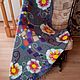 plaid: ' Colored stones and dahlias'. Blankets. tonkorunochka (tonkorunochka). Online shopping on My Livemaster.  Фото №2