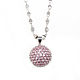 Drop pendant with zircon, pink pendant, drop pendant. Pendants. Irina Moro. My Livemaster. Фото №5
