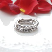 Украшения handmade. Livemaster - original item Wedding rings and diamonds 2 ct. Handmade.