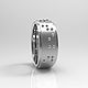 Ring for blind and visually impaired people, Braille. Rings. asgdesign. My Livemaster. Фото №5