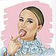 Заказать Иллюстрации: Цифровой портрет. OLGA ANOSHKO (Романтика и Стекло). Ярмарка Мастеров. . Фотокартины Фото №3