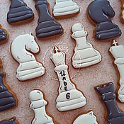 Сувениры и подарки handmade. Livemaster - original item Gingerbread chess. Handmade.