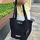 Шопер BigBag Total Black. Сумка-органайзер для досуга. Сумка-шоппер. Сozzy.homme. Ярмарка Мастеров.  Фото №4