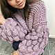 Lavender cardigan. Cardigans. SHAPAR - knitting clothes. My Livemaster. Фото №6