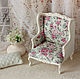 Chair 1:6 'Milk and roses'. Doll furniture. sssDollFurniture (sssanshi). Online shopping on My Livemaster.  Фото №2