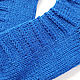 Носки детские синего цвета "Полоски", размер 21. Носки. Уютные аксессуары. Интернет-магазин Ярмарка Мастеров.  Фото №2