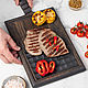 Board for slicing and serving 'Coal', Cutting Boards, Moscow,  Фото №1