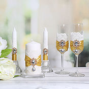 Украшение на шампанское "Жених и Невеста" сиреневый цвет