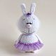 Bunny is an anniversary gift, a gift to a girl on March 8th, Name souvenirs, Moscow,  Фото №1