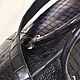 Travel/sports bag, made of genuine crocodile leather!. Travel bag. SHOES&BAGS. My Livemaster. Фото №5
