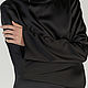 Черное длинное платье. Платья. GRIBOVA-emotions - авторская одежда. Ярмарка Мастеров.  Фото №5