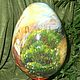 Easter Egg Big Resurrection of Christ Painting. Eggs. Original painted Souvenirs and gift. My Livemaster. Фото №4