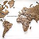 Заказать Карта мира многоуровневая с беспроводной подсветкой. Wood-map. Ярмарка Мастеров. . Карты мира Фото №3