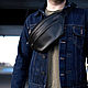 Eco-leather banana waist bag. Waist Bag. odalgoods (odalgoods). Online shopping on My Livemaster.  Фото №2