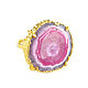 Ring with pink quartz large ring with a stone, 'fortune'. Rings. Irina Moro. Online shopping on My Livemaster.  Фото №2
