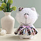 Gift author's toy Cat Fields with personalization, Name souvenirs, Moscow,  Фото №1