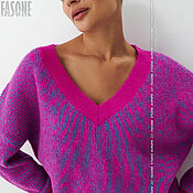 Jerseys: Women's sweater made of 100% baby alpaca 
