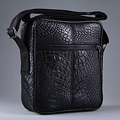 Сумки и аксессуары handmade. Livemaster - original item Men`s shoulder bag crocodile leather IMA0538B5. Handmade.