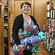 Cucumber knitted hippo handmade toy. Stuffed Toys. IRINA GRUDKINA Handmade Knitwear. My Livemaster. Фото №7