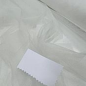 Материалы для творчества handmade. Livemaster - original item Fabric: Soft mesh white.. Handmade.
