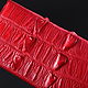 Кошелек-клатч из кожи крокодила IMA0032R2. Кошельки. CrocShop товары из экзотической кожи. Ярмарка Мастеров.  Фото №6